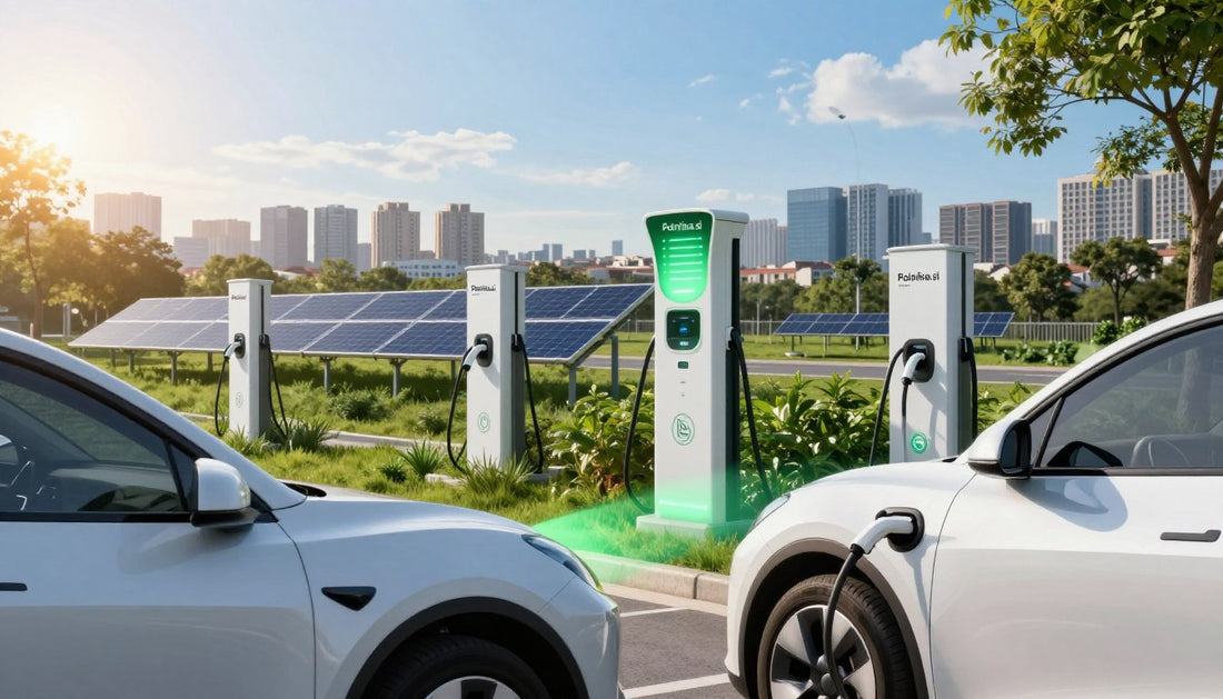 polnjenje električnih vozil brez emisij